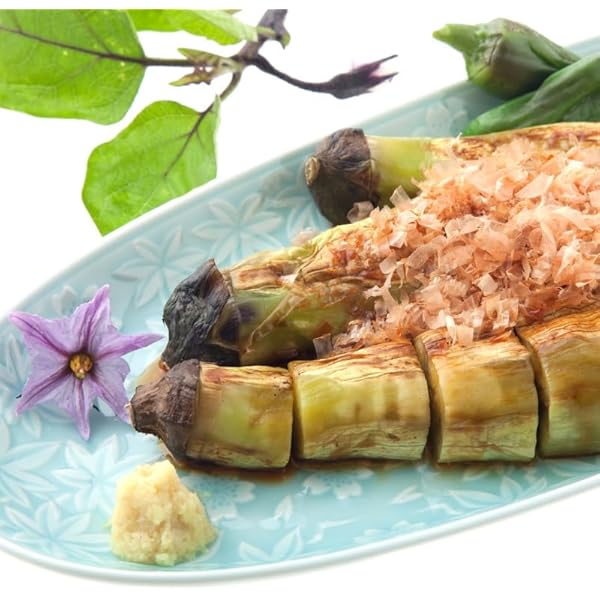 Amazon.co.jp: 八ちゃん堂 [冷凍] 本焼なす(M) 1kg : 食品・飲料・お酒